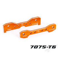 Tie bars, rear, 7075-T6 aluminium (Orange-anodised) (fits Sledge)