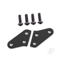 Steering block arms (aluminium, Dark Titanium-anodised) (2) (fits #9537 and 9637 steering blocks)