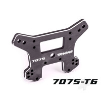 Shock tower, front, 7075-T6 aluminium (Dark Titanium-anodised) (fits Sledge)