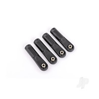 Rod ends, standard (4) (assembled with hollow balls) (fits #9547/9548 series aluminium camber links & #9549 series aluminium toe links)