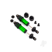 Shocks, GT-Maxx, aluminium (green-anodised) (fully assembled w,o springs) (2)
