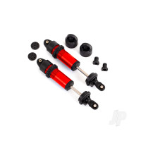 Shocks, GT-Maxx, aluminium (red-anodised) (fully assembled w,o springs) (2)