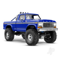 TRX-4M 1979 Ford F-150 High Trail Edition 1:18 4WD Electric Trail Crawler, Blue (+ TQ, ECM-2.5, Titan 87T, 750mAh LiPo, USB Charger, Clipless Body)