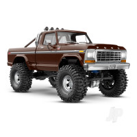 TRX-4M 1979 Ford F-150 High Trail Edition 1:18 4WD Electric Trail Crawler, Brown (+ TQ, ECM-2.5, Titan 87T, 750mAh LiPo, USB Charger, Clipless Body)