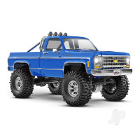 TRX-4M 1979 Chevrolet K10 1:18 4WD Electric Trail Crawler, Blue (+ TQ, ECM-2.5, Titan 87T, 750mAh LiPo, USB Charger)