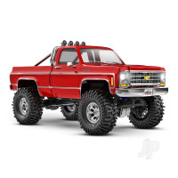 TRX-4M 1979 Chevrolet K10 1:18 4WD Electric Trail Crawler, Red (+ TQ, ECM-2.5, Titan 87T, 750mAh LiPo, USB Charger)