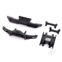 Front bumper with winch / rear bumper / bumper mounts, front & rear / centre Skid plate (for Bronco)