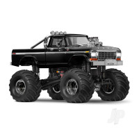 TRX-4MT Ford F-150 1:18 4WD Electric Monster Truck, Black (+ TQ, ECM-2.5, Titan 87T, 750mAh LiPo, USB Charger)