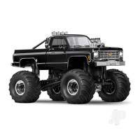 TRX-4MT Chevrolet K10 1:18 4WD Electric Monster Truck, Black (+ TQ, ECM-2.5, Titan 87T, 750mAh LiPo, USB Charger)