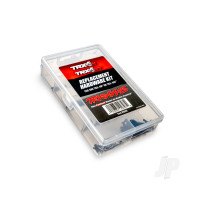 Hardware kit, complete (contains all hardware used on 1,18 scale TRX-4MT Monster Truck) (includes clear plastic storage container)