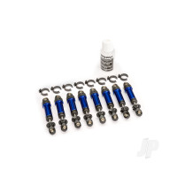 Shocks, GTM, 6061-T6 aluminium (blue-anodised) (fully assembled w,o springs) (8)