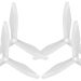 6x4.5 RS 3-Blade FPV Propeller Set x4 White