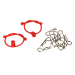 Red · Standard · Straight · 2 pcs