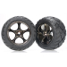 Chrome Black · Tyres + Wheels