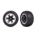 Black + Satin · Tyres + Wheels
