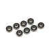 Black · Stainless Steel · 8 pcs