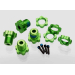 Green · Hubs + Wheel Nuts