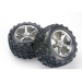 Chrome · Fits 14 mm wheel hubs with 6 mm axles.