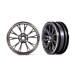 Satin Chrome Black · Front
