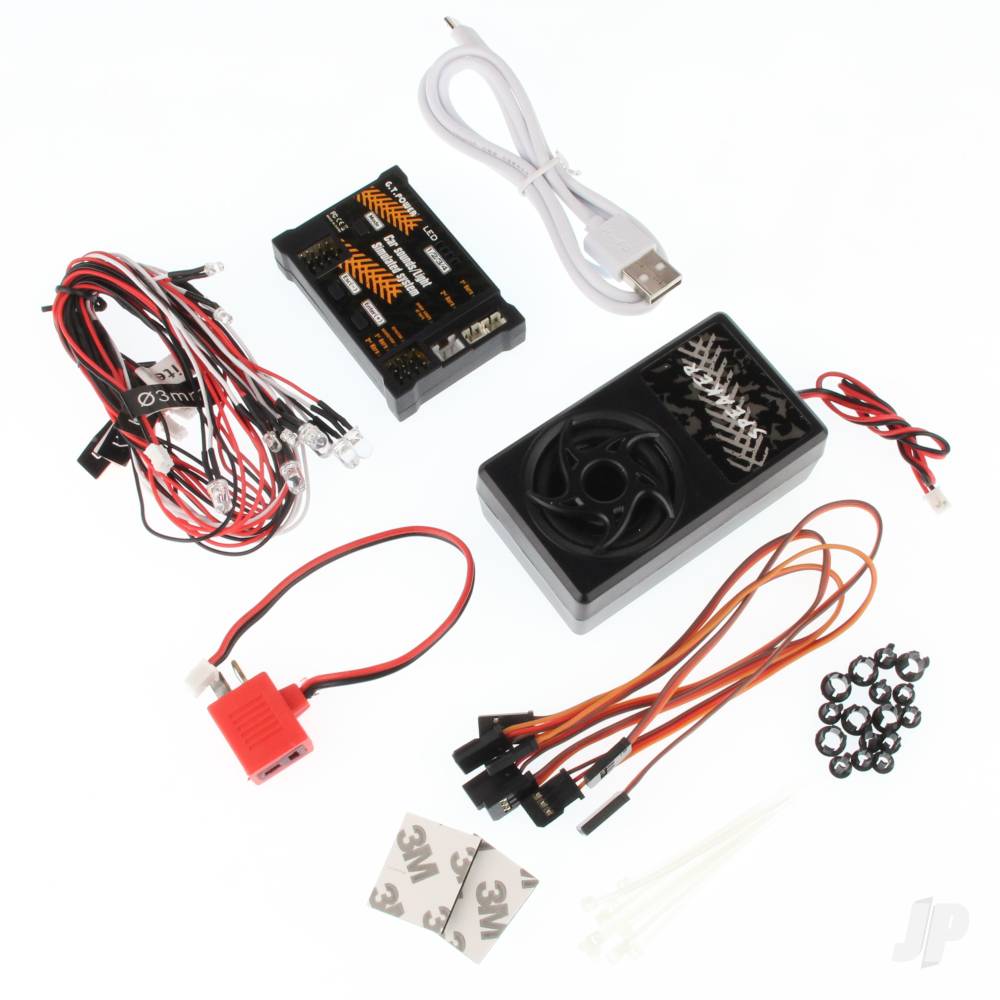 GT Power RC Aircraft Engine SOUNDS Light System BLUETOOTH, 47 OFF