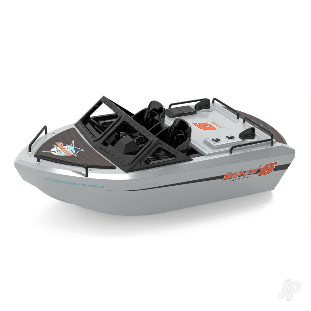 seaページ Henglong Sea-god 6 Karting Boat, RTR, Turbojet, Grey (245mm