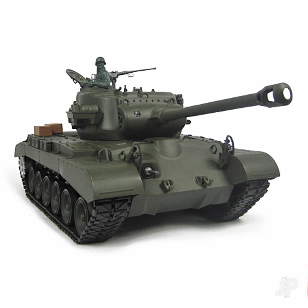 Henglong 1:16 U.S. M26 Pershing (2.4GHz + Shooter + Smoke + Sound