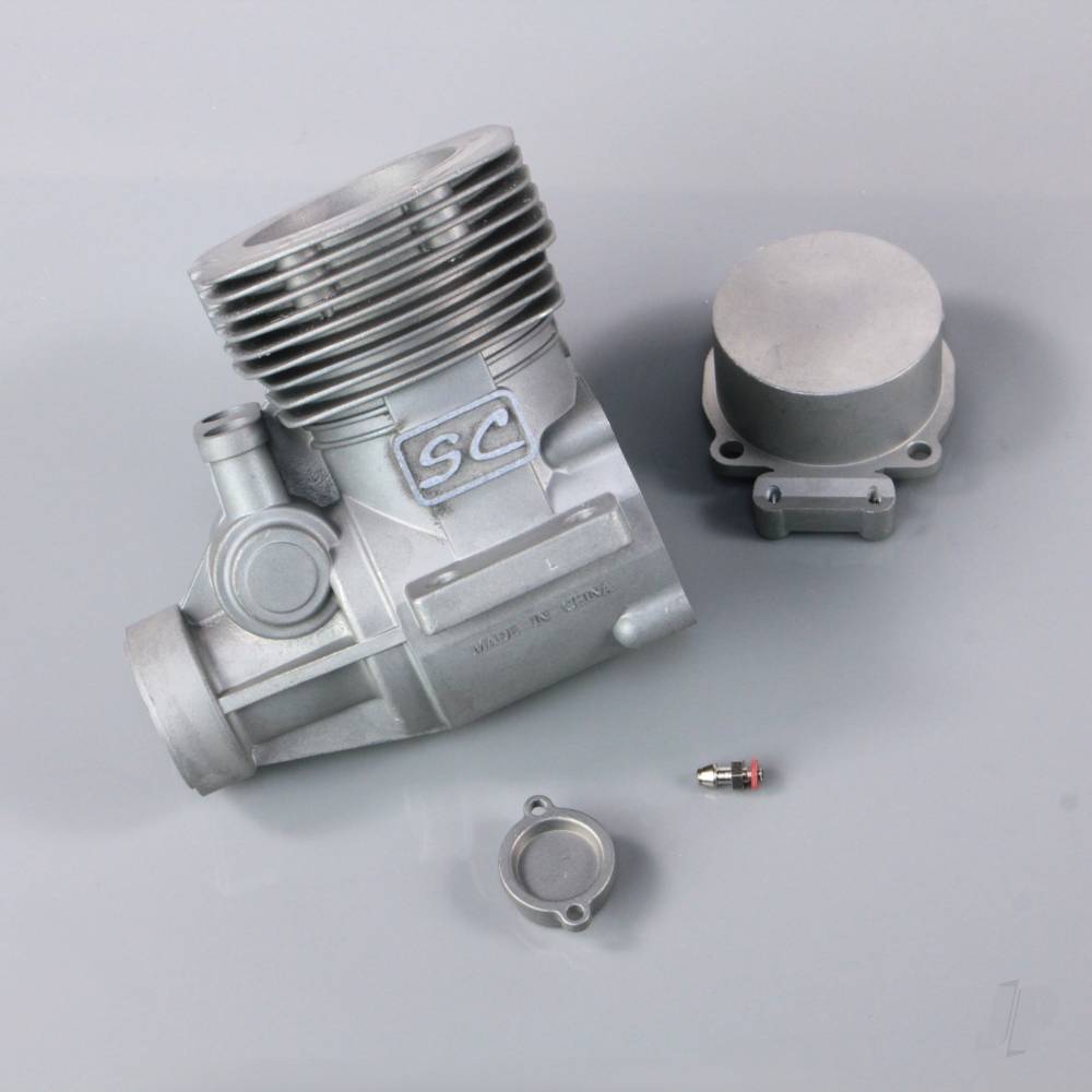 Crankcase and back plate, cam cover (for SC180FS)
