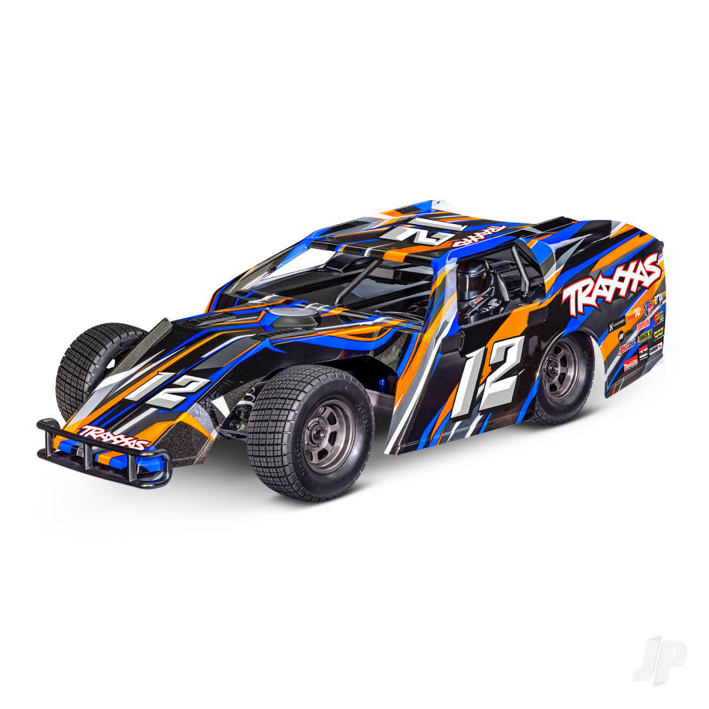 Traxxas Slash Modified BL-2S 1:10 2WD RTR Dirt Oval Racer, Blue (+