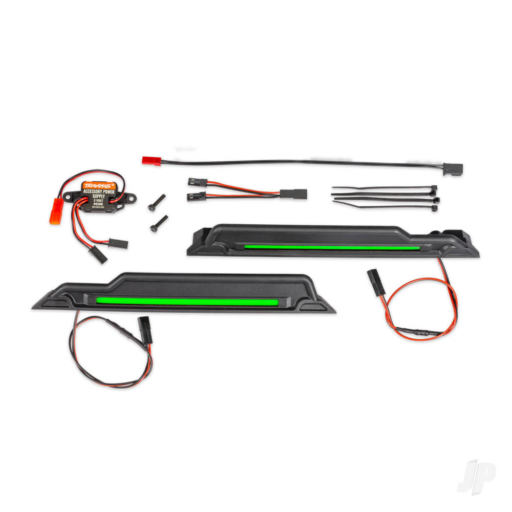 LED light kit, green, complete (underbody) (includes 3-volt accessory power supply, power harnesses & mounting hardware)