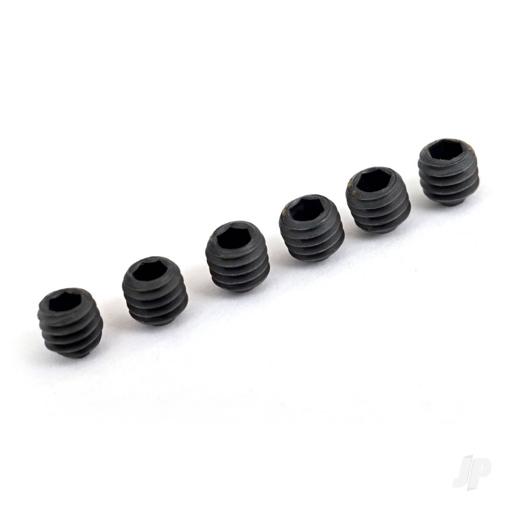 Screws, set (grub), 4mm (with heavy duty threadlock) (6 pcs)