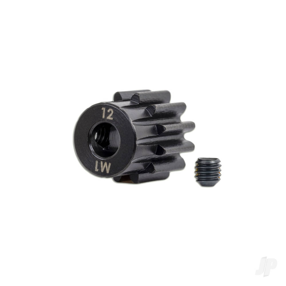 Traxxas Gear, 12T pinion (1.0 metric pitch) (fits 5mm shaft) / set