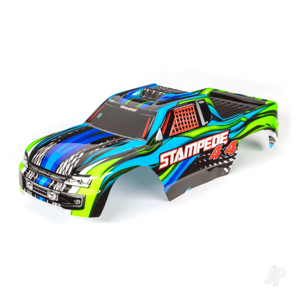 Body, Stampede 4X4, Blue (painted, decals applied)