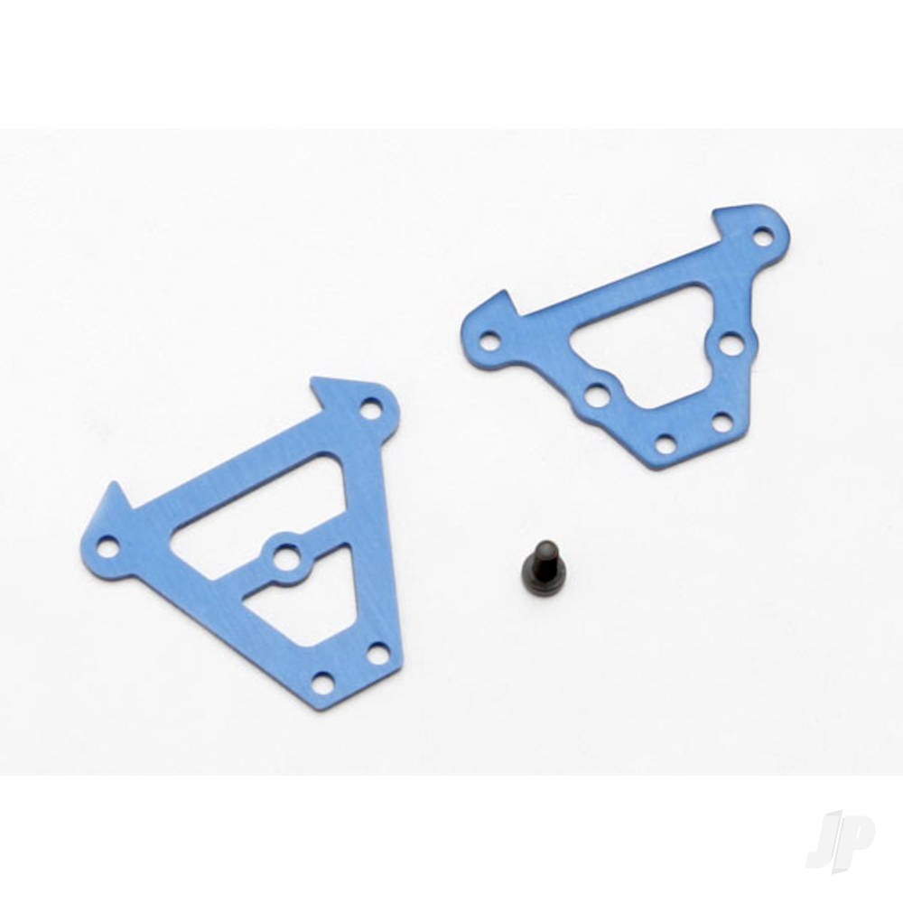 Bulkhead, tie bars, Front & Rear (Blue-anodised aluminium) / 2.5x6 CS (1pc)
