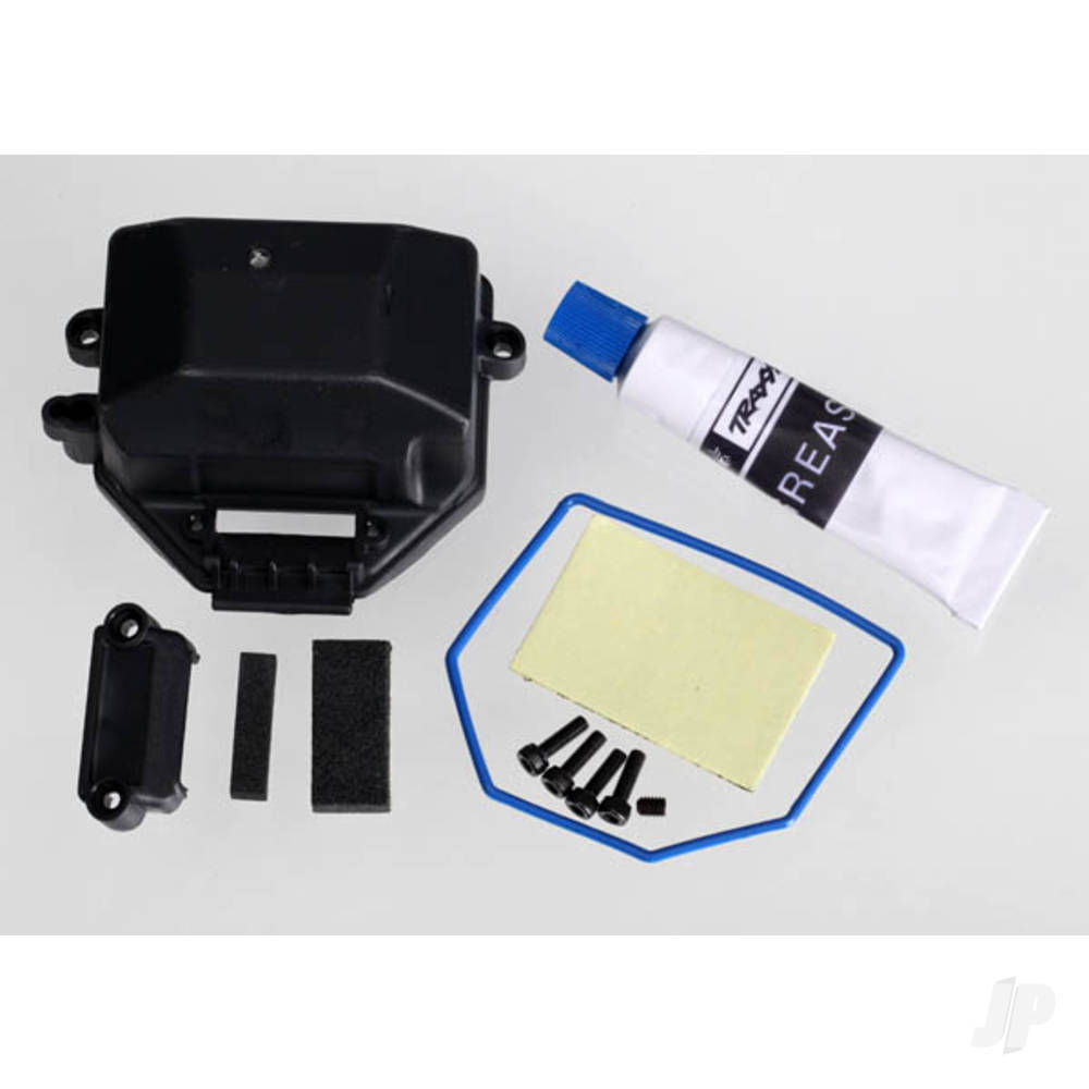 Box, receiver (sealed) / wire cover / foam pads, upper & lower / silicone grease / 2.5x8 CS (4 pcs) / 3x4 GS (1pc)