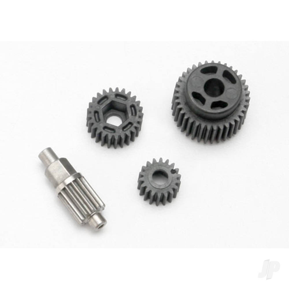 Gear Set, transmission (includes 18T, 25T input gears, 13T idler gear (Steel), 35T output M3x13.75 screw pin)