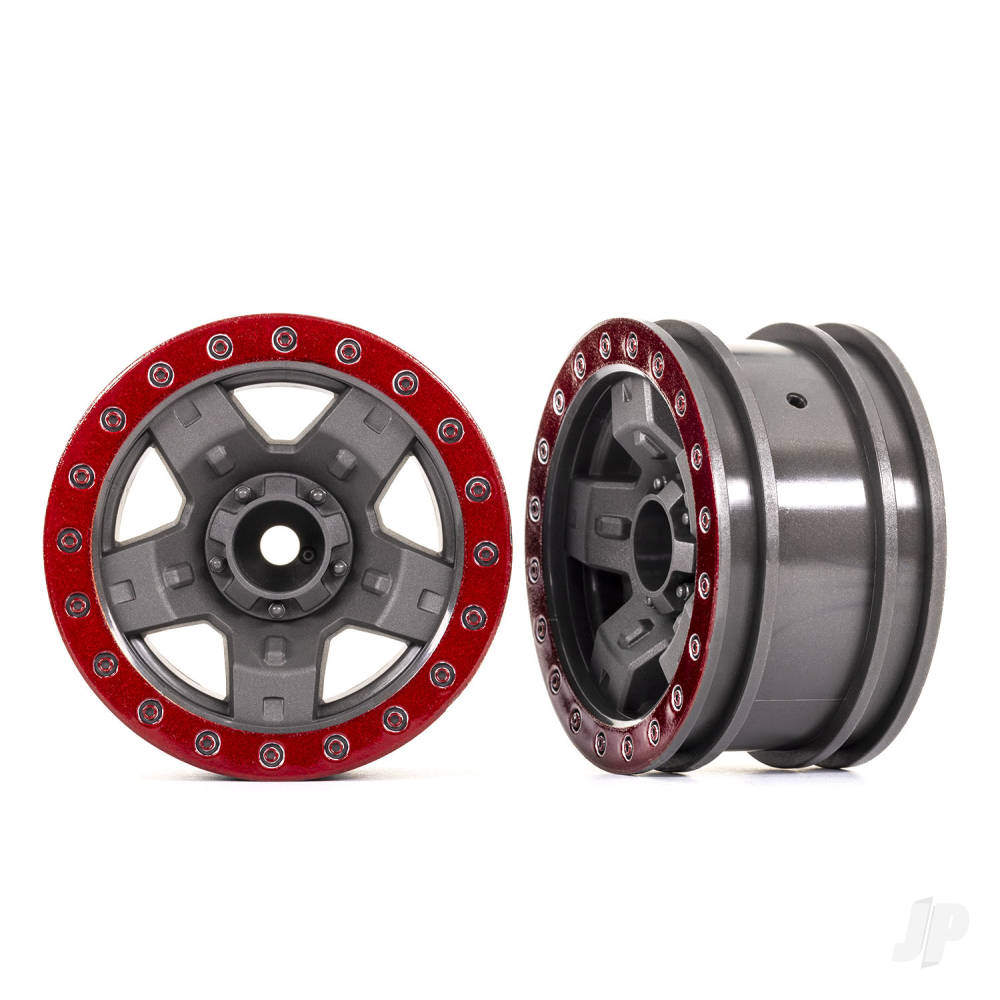 thumbnail interactive-video image 1 of Traxxas 8178 1.9" TRX-4 Sport Wheels - Pair For Scale Crawler Trucks 1 of 10