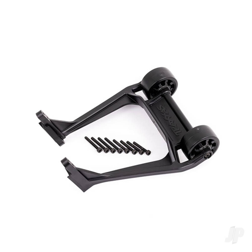 Wheelie bar, Black (assembled)/ 3x20 CS (8)