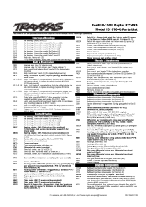 Parts List