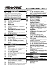 Parts List