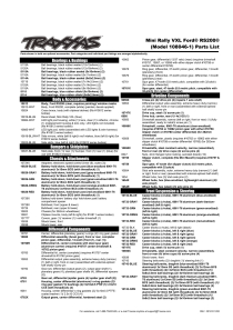 Parts List