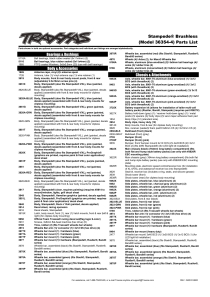Parts List
