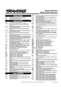 Parts List