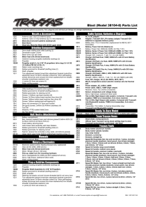 Parts List