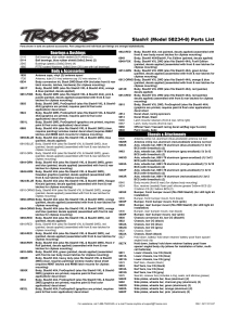 Parts List