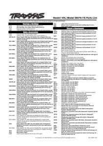 Parts List