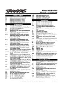 Parts List