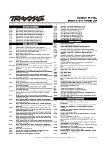 Parts List