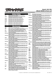 Parts List