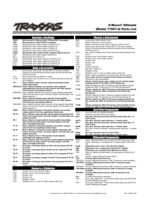 Parts List