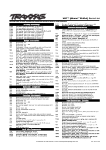 Parts List